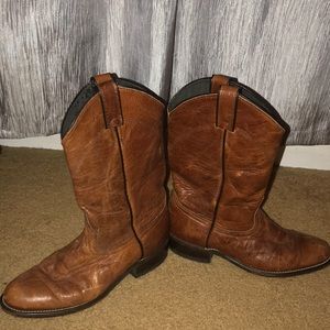 Leather Cowboy Boots